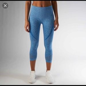 Gymshark Blue Cropped Leggings